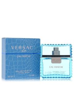 Versace Man by Versace Eau Fraiche Eau De Toilette Spray (Blue) 1.7 oz for Men