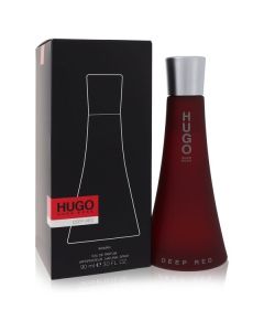 hugo DEEP RED by Hugo Boss Eau De Parfum Spray 3 oz for Women