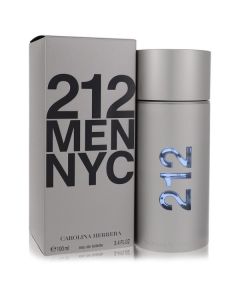 212 by Carolina Herrera Eau De Toilette Spray (New Packaging) 3.4 oz for Men