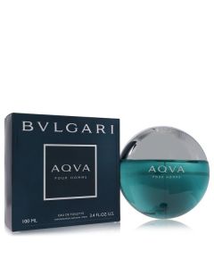 Aqua Pour Homme by Bvlgari Eau De Toilette Spray 3.3 oz for Men