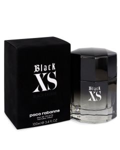 Black XS by Paco Rabanne Eau De Toilette Spray (2018 New Packaging) 3.4 oz for Men