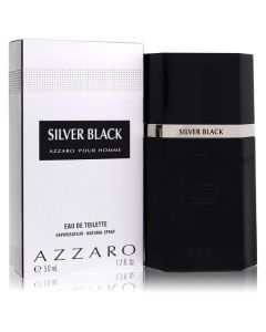 Silver Black by Azzaro Eau De Toilette Spray 1.7 oz for Men