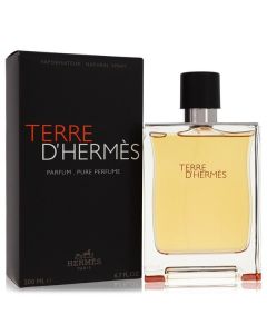 Terre D'Hermes by Hermes Pure Perfume Spray 6.7 oz for Men