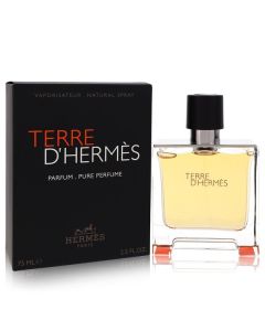 Terre D'Hermes by Hermes Pure Pefume Spray 2.5 oz for Men