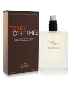 Terre D'Hermes by Hermes Body Spray (Alcohol Free) 3.3 oz for Men