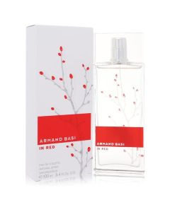 Armand Basi in Red by Armand Basi Eau De Toilette Spray 3.4 oz for Women