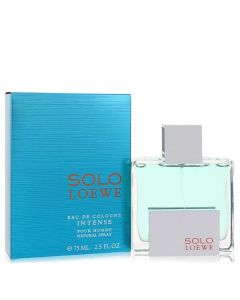 Solo Intense by Loewe Eau De Cologne Spray 2.5 oz for Men