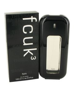 Fcuk 3 by French Connection Eau De Toilette Spray 3.4 oz for Men