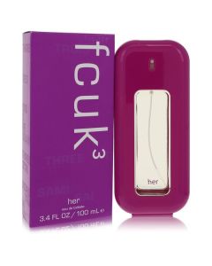 Fcuk 3 by French Connection Eau De Toilette Spray 3.4 oz for Women