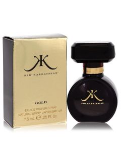 Kim Kardashian Gold by Kim Kardashian Mini EDP Spray .25 oz for Women