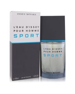 L'eau D'Issey Pour Homme Sport by Issey Miyake Eau De Toilette Spray 3.4 oz for Men