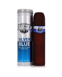 Cuba Silver Blue by Fragluxe Eau De Toilette Spray 3.3 oz for Men