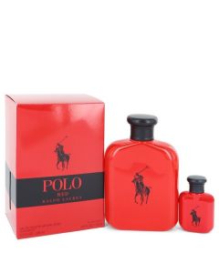 Polo Red by Ralph Lauren Gift Set -- for Men