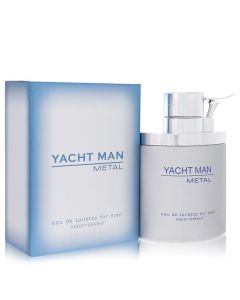 Yacht Man Metal by Myrurgia Eau De Toilette Spray 3.4 oz for Men