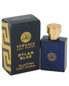 Versace Pour Homme Dylan Blue by Versace Mini EDT .17 oz for Men