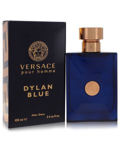 Versace Pour Homme Dylan Blue by Versace After Shave Lotion 3.4 oz for Men