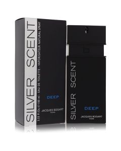 Silver Scent Deep by Jacques Bogart Eau De Toilette Spray 3.4 oz for Men