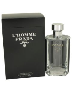 Prada L'homme by Prada Eau De Toilette Spray 3.4 oz for Men