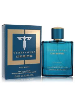 Territoire Desire by YZY Perfume Eau De Parfum Spray 3.4 oz for Men