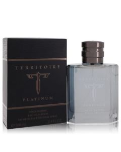 Territoire Platinum by YZY Perfume Eau De Parfum Spray 3.4 oz for Men