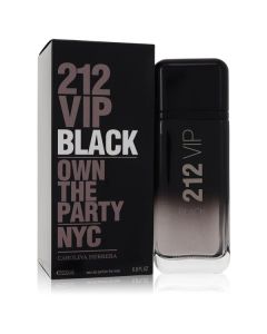 212 VIP Black by Carolina Herrera Eau De Parfum Spray 6.8 oz for Men