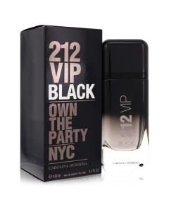 212 VIP Black by Carolina Herrera Eau De Parfum Spray 3.4 oz for Men