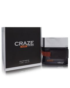 Armaf Craze Noir by Armaf Eau De Parfum Spray 3.4 oz for Men