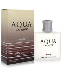 La Rive Aqua by La Rive Eau De Toilette Spray 3 oz for Men