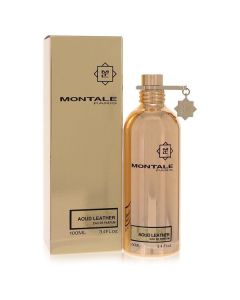 Montale Aoud Leather by Montale Eau De Parfum Spray (Unisex) 3.4 oz for Women