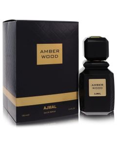 Ajmal Amber Wood by Ajmal Eau De Parfum Spray (Unisex) 3.4 oz for Women