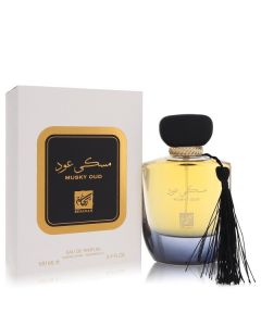 Musky Oud by Rihanah Eau De Parfum Spray (Unisex) 3.4 oz for Men