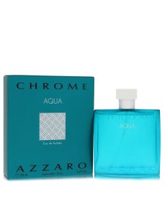 Chrome Aqua by Azzaro Eau De Toilette Spray 3.4 oz for Men