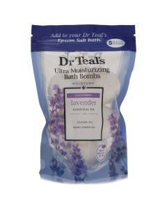 Dr Teal's Ultra Moisturizing Bath Bombs by Dr Teal's Five (5) 1.6 oz Moisture Soothing Bath Bombs with Lavender, Essential Oils, Jojoba Oil, Sunflower Oil (Unisex) 1.6 oz for Men