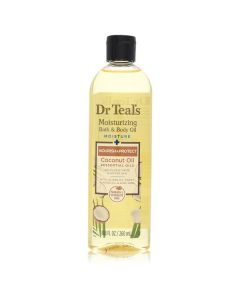 Dr Teal's Moisturizing Bath & Body Oil by Dr Teal's Nourishing Coconut Oil with Essensial Oils, Jojoba Oil, Sweet Almond Oil and Cocoa Butter 8.8 oz for Women