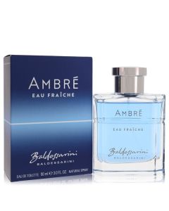 Baldessarini Ambre Eau Fraiche by Hugo Boss Eau De Toilette Spray 3 oz for Men