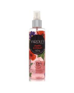 Yardley Poppy & Violet by Yardley London Body Mist 6.8 oz for Women