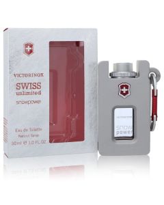 Swiss Unlimited Snowpower by Swiss Army Eau De Toilette Spray 1 oz for Men