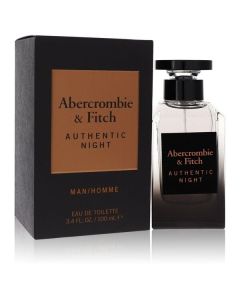 Abercrombie & Fitch Authentic Night by Abercrombie & Fitch Eau De Toilette Spray 3.4 oz for Men