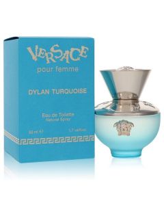 Versace Pour Femme Dylan Turquoise by Versace Eau De Toilette Spray 1.7 oz for Women