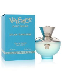 Versace Pour Femme Dylan Turquoise by Versace Eau De Toilette Spray 3.4 oz for Women