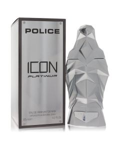 Police Icon Platinum by Police Colognes Eau De Parfum Spray 4.2 oz for Men