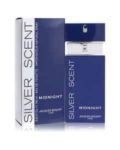 Silver Scent Midnight by Jacques Bogart Eau De Toilette Spray 3.4 oz for Men