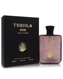 Tequila Pour Homme Noir by Tequila Perfumes Eau De Parfum Spray 3.3 oz for Men