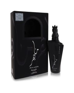 Maahir Black Edition by Lattafa Eau De Parfum Spray (Unisex) 3.4 oz for Women