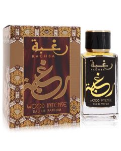 Raghba Wood Intense by Lattafa Eau De Parfum Spray (Unisex) 3.4 oz for Women