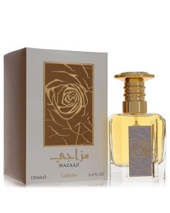 Lattafa Mazaaji by Lattafa Eau De Parfum Spray (Unisex) 3.4 oz for Women