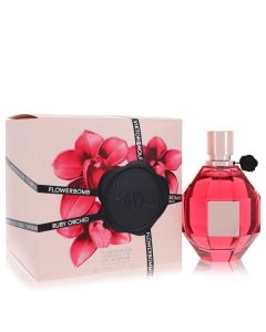 Flowerbomb Ruby Orchid by Viktor & Rolf Eau De Parfum Spray 3.4 oz for Women