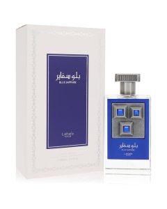 Lattafa Pride Blue Sapphire by Lattafa Eau De Parfum Spray (Unisex) 3.4 oz for Men