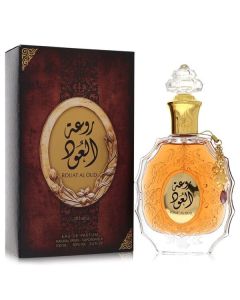 Lattafa Rouat Al Oud by Lattafa Eau De Parfum Spray (Unisex) 3.4 oz for Men