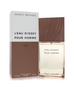 L'eau D'issey Pour Homme Vetiver by Issey Miyake Eau De Toilette Intense Spray 3.3 oz for Men